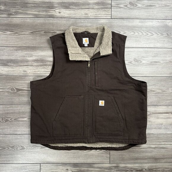 Carhartt Sherpa Lined Vest - Picture 1 of 4
